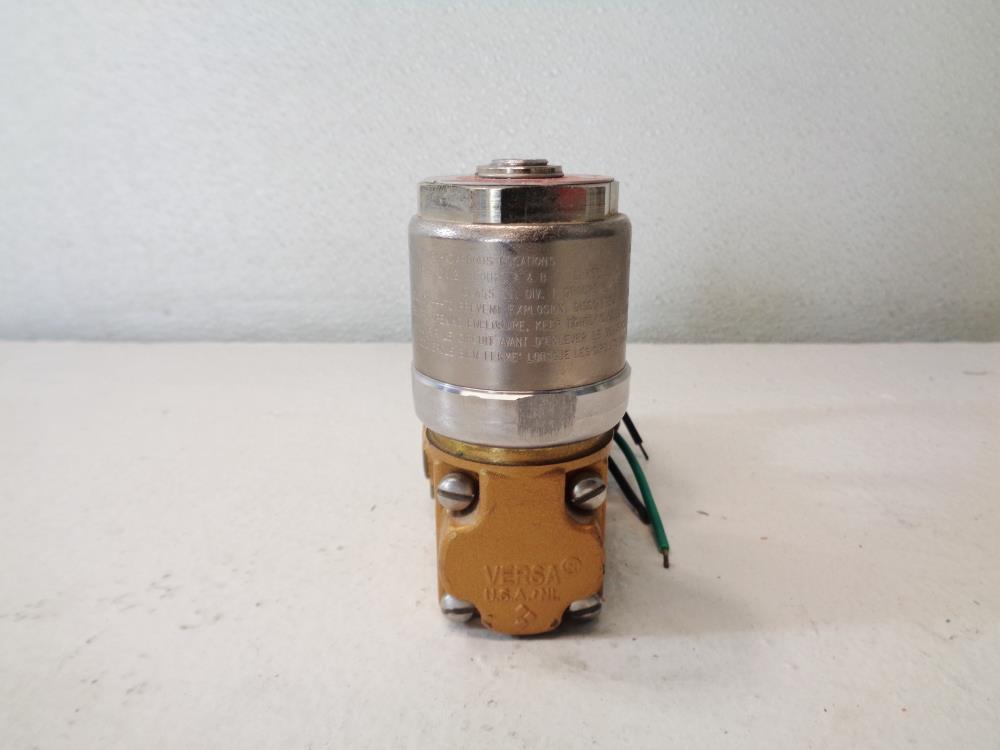 Versa 1/4" 3-Way Solenoid Valve VSG-3321-XX-D012